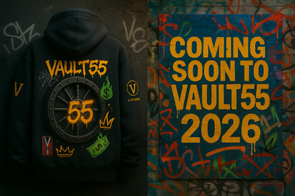 Vault 55 Limited Edition Hoodie - Black