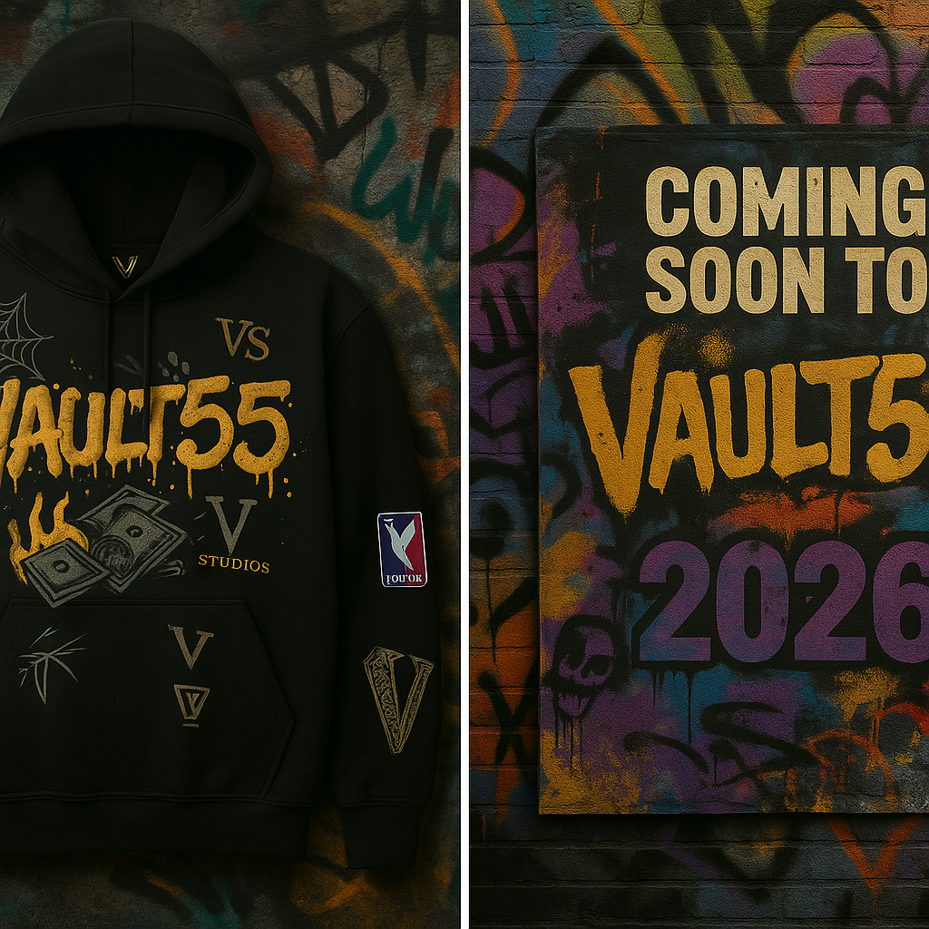 Vault 55 Limited Edition Hoodie - Black