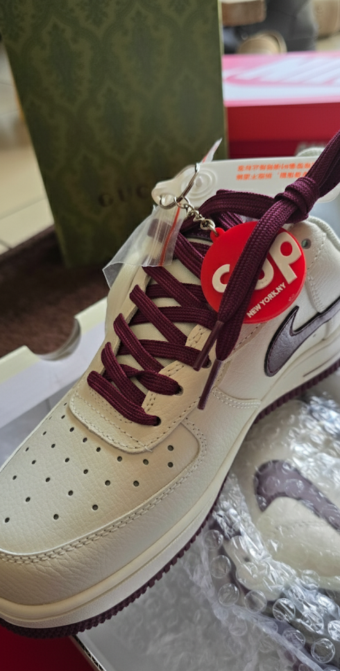Nike Air Force 1 ’07 LV8 “Sail/Team Red” – Athletic Dept Edition