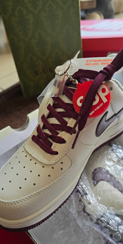 Nike Air Force 1 ’07 LV8 “Sail/Team Red” – Athletic Dept Edition
